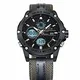 Herrenuhr Klassisch Multifunktion Analog Sport Digital Wasserdicht Quarz Uhren für Männer Fashion Militär LED Wasserdicht Casual Armbanduhr – Schwarz