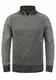 Blend Ganbolf Herren Strickpullover Troyer Grobstrick Pullover mit Reißverschluss, Größe:XXL, Farbe:Black (70155)