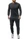 OneRedox Herren Jogginganzug Sportanzug Modell 962 (Antra, M)
