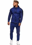 OneRedox Herren Jogginganzug Sportanzug Modell 1121 Blau