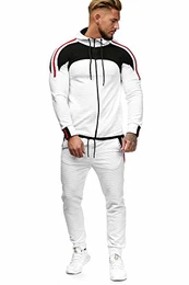 Herren Jogginganzug Sportanzug Modell 1148 Weiss M