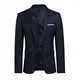 YOUTHUP Herren Sakko Slim Fit Freizeit Modern Anzugjacke für Hochzeit Party Business Abschluss Jackett, Knall Blau, M