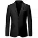 YOUTHUP Herren Anzugjacke Slim fit einfarbig Modern Sakko für Hochzeit Party Abschluss Business