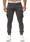 OneRedox Herren Jogg Chinos Stoffhose Chinohose Sport Modell 3291 Antra (3291)
