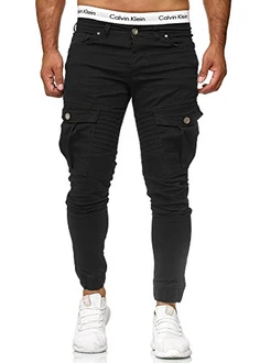OneRedox Herren Jogg Chinos Stoffhose Chinohose Sport Modell 3291