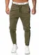 OneRedox Herren Jogging Hose Jogger Streetwear Sporthose Modell 1211 Grün XXL