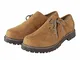Herren Haferlschuhe Trachtenschuhe Halbschuh Trachtenschuh Schuhe Oktoberfest (Beige, 42)