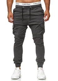 Herren Jogg Chinos Stoffhose Chinohose Sport Modell 3292 Antra 31
