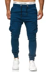 OneRedox Herren Jogg Chinos Stoffhose Chinohose Sport Modell 3292 Navy (3292)