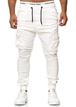 OneRedox Herren Jogg Chinos Stoffhose Chinohose Sport Modell 3292 Weiss
