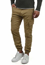 Bromfield Herren Cargohose Lange Hose mit Taschen, Größe:M, Farbe:Amber