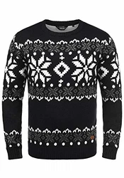 !Solid Herren Weihnachtspullover SDNorwig (Norwig) Black