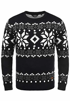 !Solid Herren Weihnachtspullover SDNorwig (Norwig) Black
