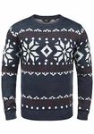 !Solid Herren Weihnachtspullover SDNorwig (Norwig) Insignia Blue Melange