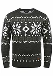 !Solid Herren Weihnachtspullover SDNorwig (Norwig) Dark Grey Melange