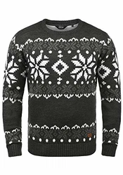 !Solid Herren Weihnachtspullover SDNorwig (Norwig) Dark Grey Melange