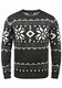 !Solid Norwig Herren Weihnachtspullover Norweger-Pullover Winter Strickpullover Grobstrick Pullover mit Rundhalsausschnitt, Größe:M, Farbe:Dark Grey Melange (8288)