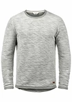 !Solid Flocks Herren Sweatshirt Pullover Flocksweat Pulli Mit Rundhalsausschnitt Mid Grey