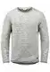 !Solid Flocks Herren Sweatshirt Pullover Flocksweat Pulli Mit Rundhalsausschnitt Aus 100% Baumwolle, Größe:M, Farbe:Mid Grey (2842)