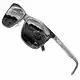 DUCO Polarisiert Sonnenbrille für Herren mit UV400 Schutz Retro Rechteckig Rahmen Ultraleichte Metallrahmen Brillengläser Fahrerbrille Sportsonnenbrille 3029H (Gunmetal)