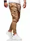 Rello & Reese Herren Cargo Chinohose Jogger Hose JN-3839 (Beige, W32)