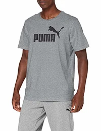 Herren ESS Logo Tee T-Shirt, Grau (Medium Gray Heather), Gr. M
