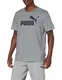 PUMA Herren ESS Logo Tee T-Shirt, Grau (Medium Gray Heather), Gr. M