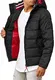 Indicode Herren Philpot Steppjacke in Daunenjacken-Optik mit Abnehmbarer Kapuze und Stehkragen  gefütterte sportliche Winterjacke warme robuste Übergangsjacke Jacke für Männer Black M