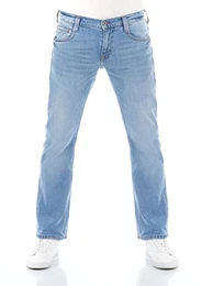 Herren Jeans Hose Oregon Bootcut Männer Jeanshose Denim Stretch Baumwolle Blau Schwarz W30 W31 W32 W33 W34 W36 W38 W40, Größe:W 32 L 32, Farbe:Light Blue Denim (202)