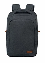 travelite Handgepäck Rucksack mit Laptop Fach 15,6 Zoll, Gepäck Serie BASICS Safety Daypack: Sicherer Rucksack mit verstecktem Hauptfach, 096311-05, 46 cm, 23 Liter, anthrazit (grau)