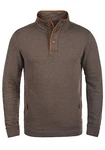 Blend Herren Troyer Sweatpullover Style Achlias Mocca Mix (70816)