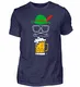 EBENBLATT Bierfest Bier Beer Fest Alkohol Biertrinker Brauerei Bierbrauer Hut Brille Bart Geschenk - Herren Premiumshirt