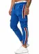 OneRedox Herren   Jogginghose   Trainingshose   Sport Fitness   Gym   Training   Slim Fit   Sweatpants Streifen   Jogging-Hose   Stripe Pants   Modell 1224 Blau M