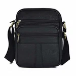 Realmark Umhängetasche Herren Messenger Business Schwarz