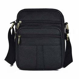 Leder Umhängetasche Herren Echtleder Schultertasche Männer Messenger Business Handtasche Herrentasche Arbeitstasche