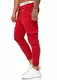OneRedox Herren Jogging Hose Jogger Streetwear Sporthose Modell 1214 Rot S