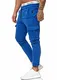 OneRedox Herren Jogging Hose Jogger Streetwear Sporthose Modell 1213 Blau M