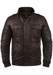 !Solid Herren Lederjacke Style Camash (5066) Brown (5066)
