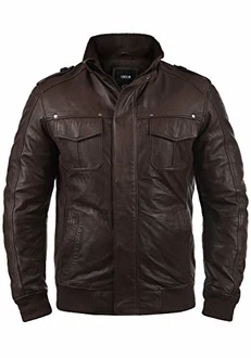 !Solid Herren Lederjacke Style Camash (5066)