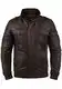!Solid SDCamash Herren Lederjacke Bikerjacke Echtleder mit Stehkragen, Größe:M, Farbe:Brown (5066)