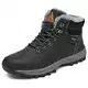 PASTAZA Warme Winterschuhe Herren Damen Winterstiefel Outdoor Winterboots Gefüttert Schneestiefel Schwarz 41