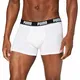 Puma Herren Short Boxer Basic Boxershort 2er Pack, Größe:M, Farbe:White/Black (301)