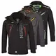 Geographical Norway Herren Softshell Jacke mit urbandreamz Beanie - TN Schwarz -M