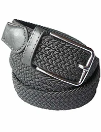 Herren Stretch Flechtgürtel LM1000 für Bundmaß 85-110 Anthrazit