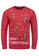Blend BHRudolph Herren Weihnachtspullover Winter Pullover Strickpullover Weihnachtspulli mit Rundhals-Ausschnitt Regular fit, Größe:M, Farbe:Pomp Red/Christmas (73859)