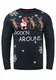 Blend Rudolph Herren Strickpullover Weihnachtspullover Mit Rundhalsausschnitt, Größe:M, Farbe:Dark Navy/Dance (74678)