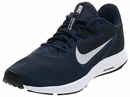 Herren Downshifter 9 Schuh, Blau (Midnight Navy/Pure Platinum 401), 43 EU