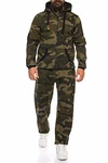Finchman Herren Jogging Anzug Trainingsanzug Sportanzug Finchsuit 1 FMJS135 Grün