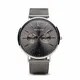 BERING Herren Analog Quarz Classic Collection Armbanduhr mit Edelstahl Armband und Saphirglas 14240-308