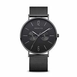 Herren Analog Quarz Classic Collection Armbanduhr mit Edelstahl Armband und Saphirglas 14240-223